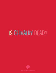 chivalry