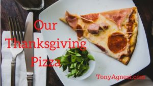 Out Thanksgiving Pizza
